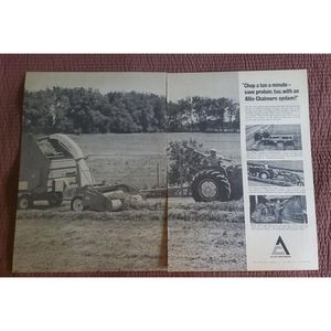1967 Allis Chalmers Tractors Advertisement D 17 Chopping Forage